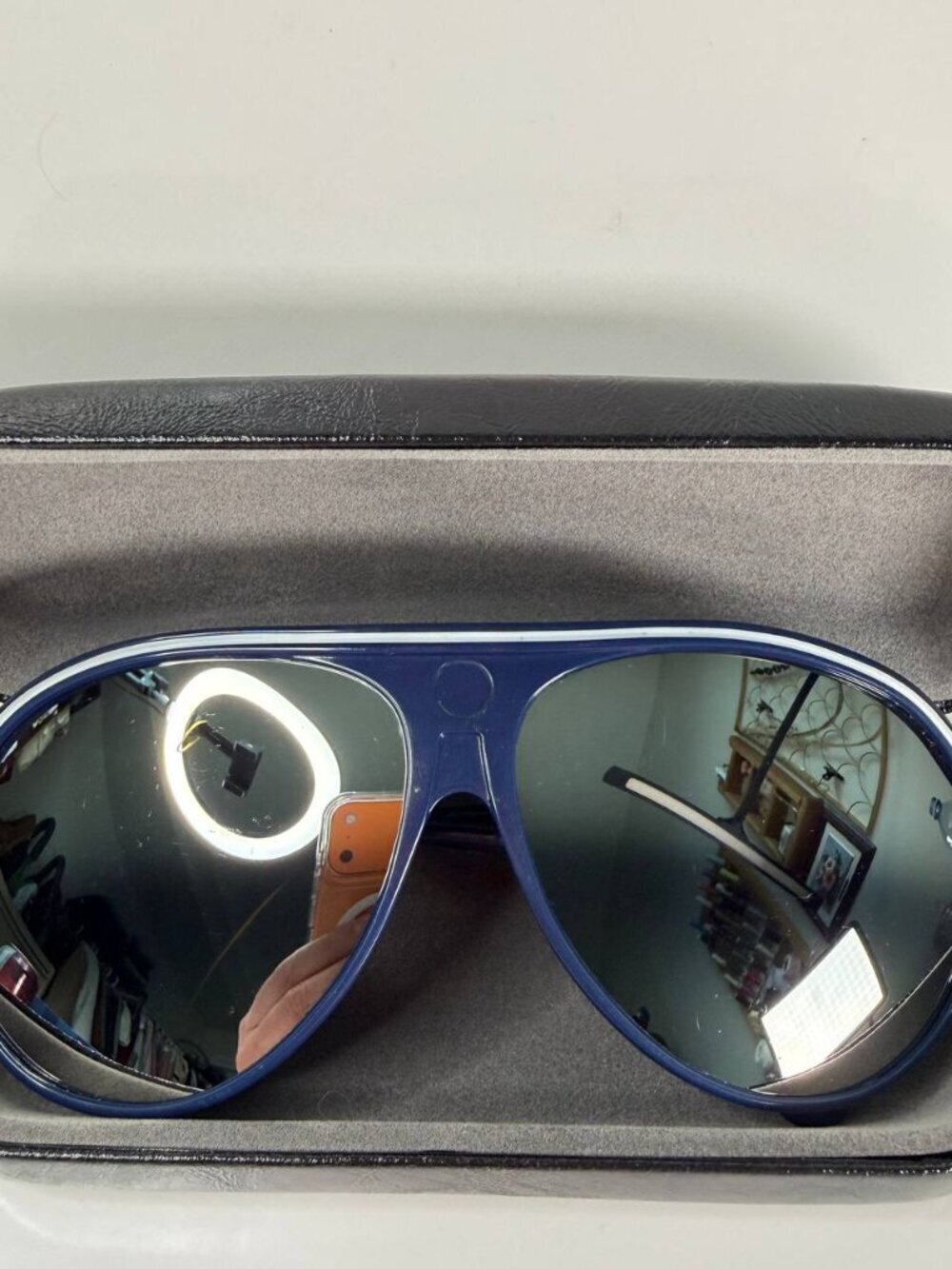 UVEX Beta 41 Sunglasses – Made in Italy – Blue Frame – Vintage Style - Picture 3 of 13